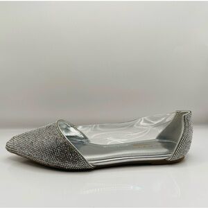 Elegant Silver Women's Flats